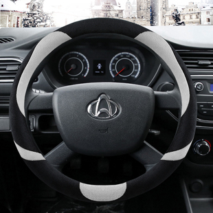 冬季 毛绒汽车方向盘套适用长安欧诺S欧力威EV欧尚A800睿行M60EM80