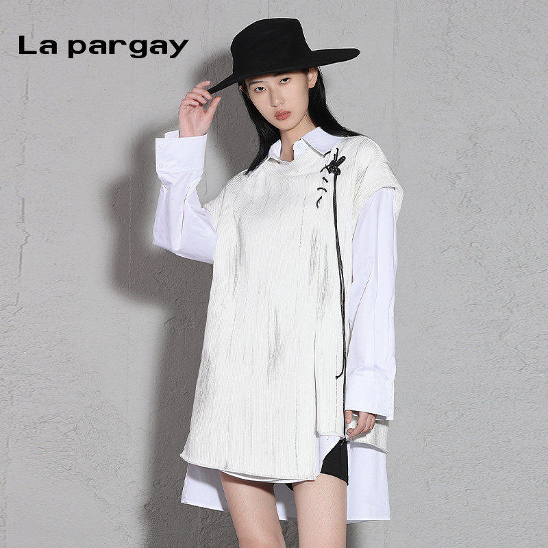 lapargay新中式休闲时尚百搭马甲