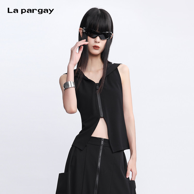 纳帕佳连帽无袖针织小衫2025新款女士个性设计感休闲开衫潮牌马甲,女装/女士精品,马夹,淘宝优惠券,粉丝福利购,淘宝优惠卷