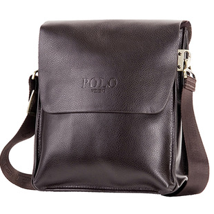 casutal business fashion men shoulder 极速Men leather