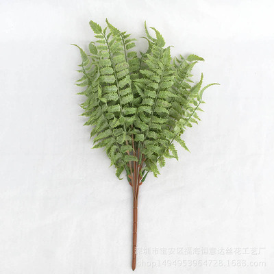 极速Artificial flower feel row gCrass fern leaf Persian gras