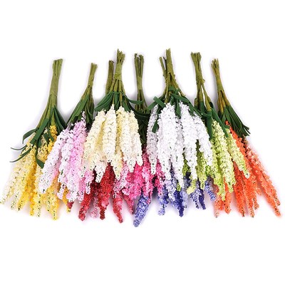极速Lavender Artificial Flower Bouquet Multi-pcRs PE Foam Fa