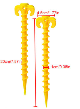 极速10PCS Plastic Tent Hook Stakes CamIping Tents Accessorie