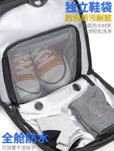 极速日本新款 仓篮球大Z容量手提 健身包男女干湿分离训练包运动鞋