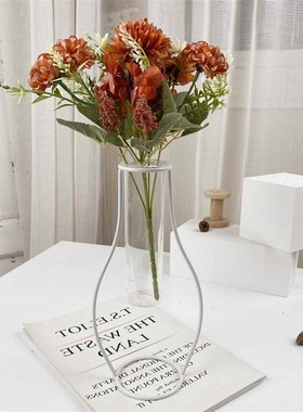 极速White Retro Iroon Line Table Flowers Vases Nordic Decora