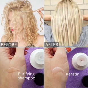 极速PURC 2 Pcs Keratin For Hair StraighteninPg 0% 5% 8% 12%