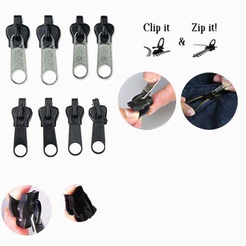 极速612PCS Instant Zipper UniveArsal Instant Fix Zipper Repa