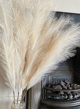 极速5Pcs Faux Pampas Grass LargeC 120/100/85cm Flower Bouque