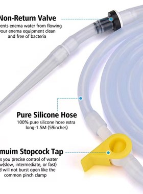 极速Reusable Vagina Anal Douche Cleaner Coffee ETnema Kit Pa