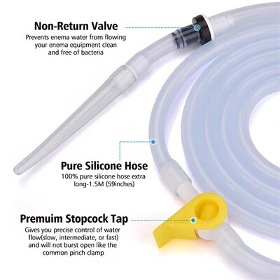 极速Reusable Vagina Anal Douche Cleaner Coffee ETnema Kit Pa