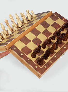 极速High quality wooden chvess set king chess set 80mm heigh