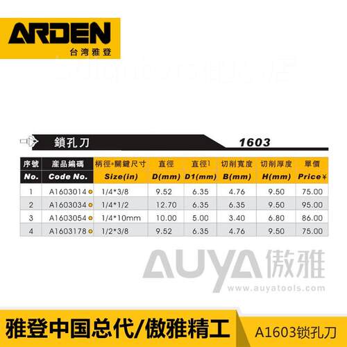 极速。雅登锁孔刀木工q铣刀电木铣开槽刀具修边机刀头雕刻机锣刀