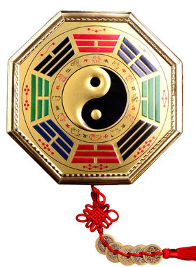 极速八卦镜家用大门门口太极图九B宫平面凹凸镜挂件门对门家居装