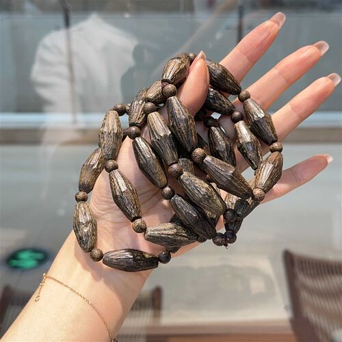 新品新品沉香达拉干手串文玩v时尚饰品佛珠手串简约百搭礼物S1488