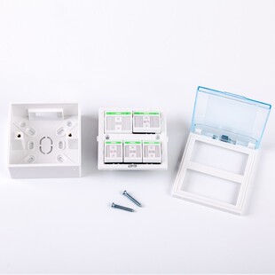 新品明装浴霸五开 86型通用家用防水E开关 明盒浴室风暖五合一五