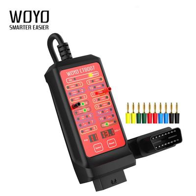 WOYO CAN测试仪盒OBD2 16Pin分线盒OBD2汽车检测仪故障诊断仪