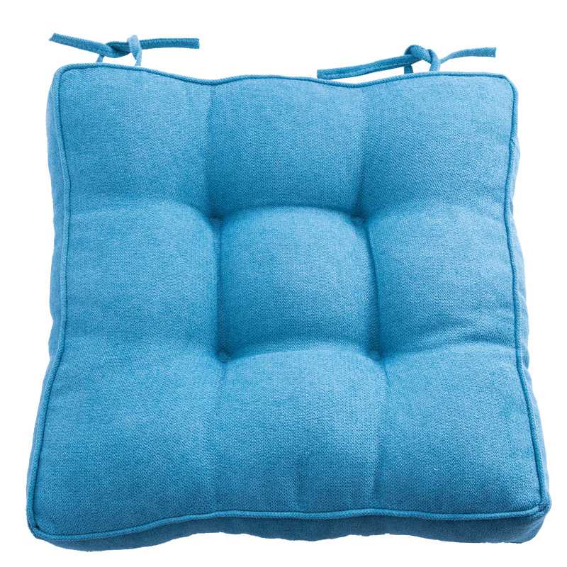 极速学生椅垫办公室屁垫久u坐宿舍垫子加厚坐垫绑带餐椅垫蒲团老