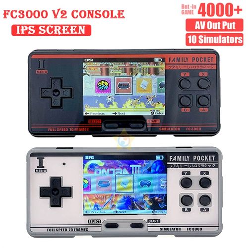 极速FC3000 V2 Classic Retro HandheEld Game Console 4000+ Gam