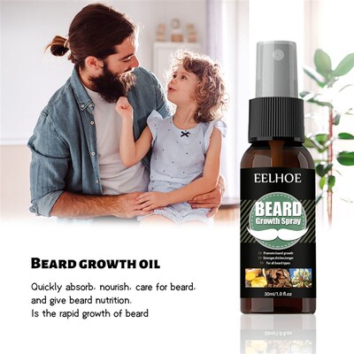 极速Natural Accelerate Facial Hair Grow BearOd Essential Oil