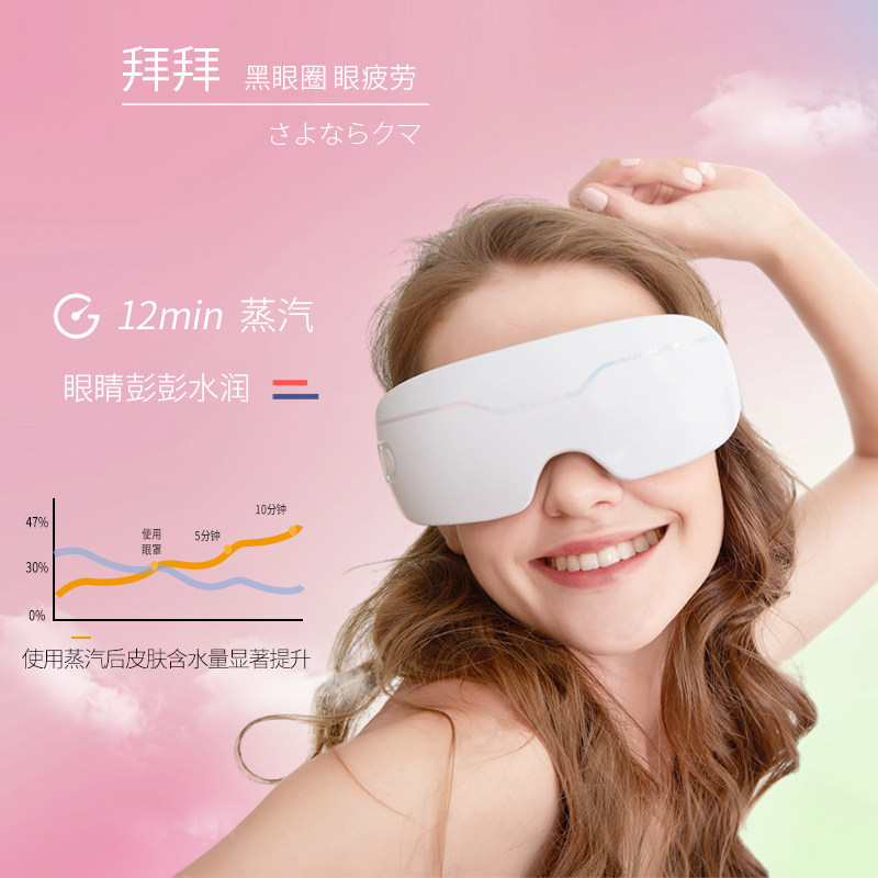 极速品热敷蒸汽眼罩充q电雾化润眼护眼仪缓解干眼症眼疲劳黑眼圈
