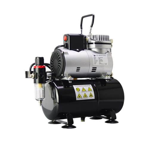 极速施邦德小型家用气泵空压机迷你气泵220V可携S式静音美术模型