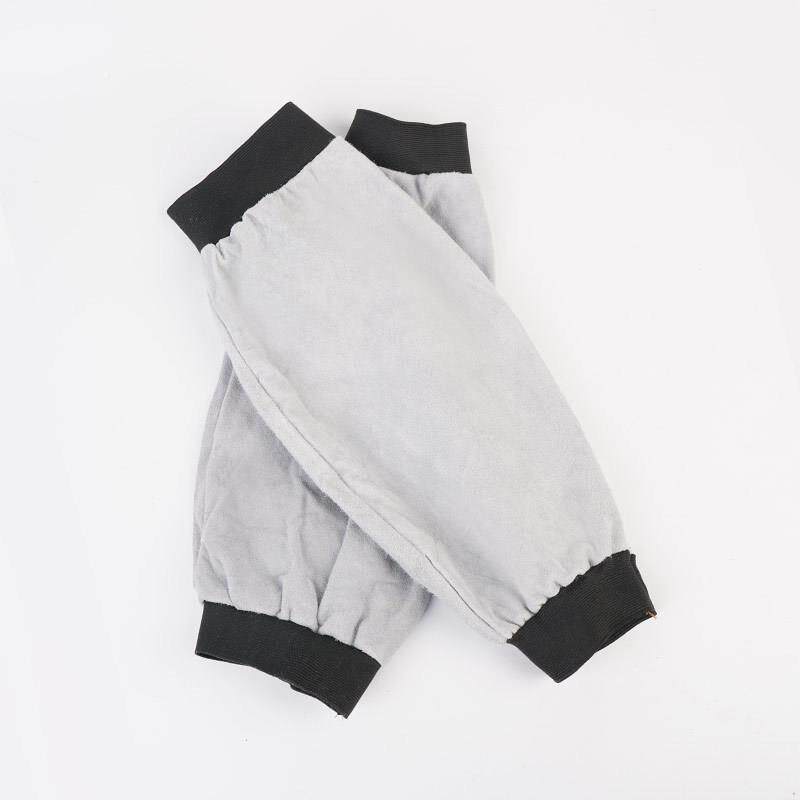 新品软皮牛皮护具电焊套s袖夏季防烫工业袖头防污焊工服长版袖套
