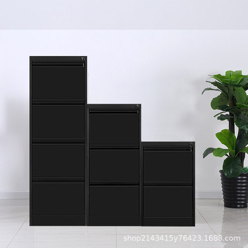 新品挂捞柜 三四斗卡箱文件柜a4挂快劳资料抽屉式带锁铁Z皮档案柜