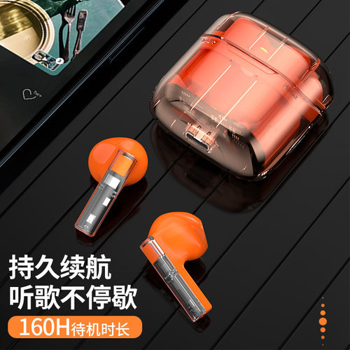 新品跨境YX06蓝牙耳机无线入耳式E降噪私模超长续航运动耳机代发