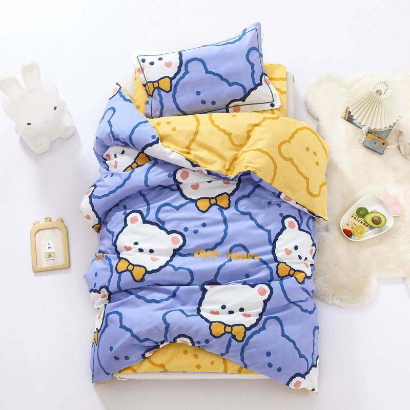 极速70*170小学生床被子宿舍三件套小学午托床上用品托.管班小饭,床上用品,学生床品套件,淘宝优惠券,粉丝福利购,淘宝优惠卷