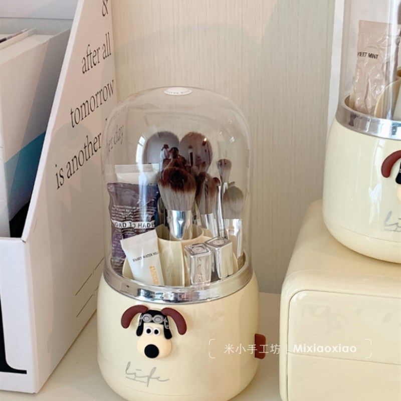 极速化妆刷收纳筒l旋转带盖子防尘化妆台桌面收纳盒眼影眉笔刷子,收纳整理,化妆刷收纳盒/桶,淘宝优惠券,粉丝福利购,淘宝优惠卷