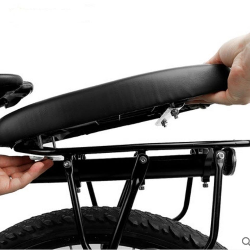 极速自行车后坐垫 山地车货架后座L垫电动车载人舒适座椅