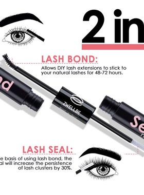 极速DIYb Eyelash Extension Kit, 72Pcs Lash Clusters Thin Ban