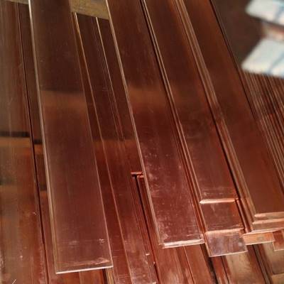 新品紫铜齐c全加c工紫铜紫铜机房排母排镀锡铜排排打孔折弯扁条t2