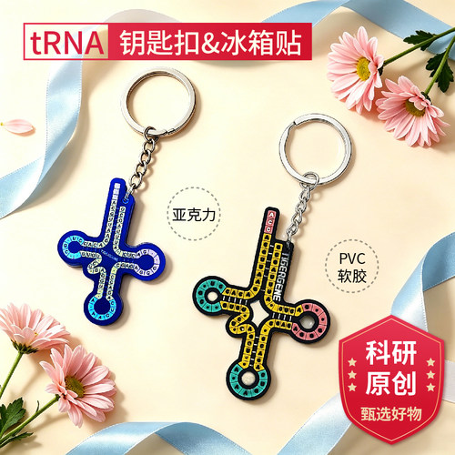 tRNA钥匙扣冰箱贴亚克力PVC软胶