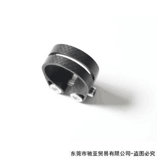 无标 全碳纤维自行车折叠车坐管夹 山地车公路车锁死座管夹具