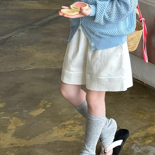 女童短裤外穿夏2026新款儿童五分裤洋气女孩宝宝纯棉运动裤子薄款