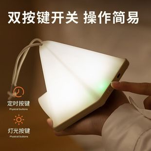 高颜值露营帐篷小夜灯充电家用卧室宿舍伴睡柔光护眼桌面台灯