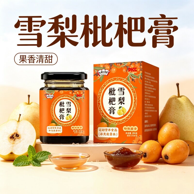 雪梨枇杷膏特殊膳食运动营养食品
