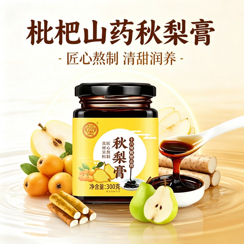 枇杷山药秋梨膏真材实料养生膏滋
