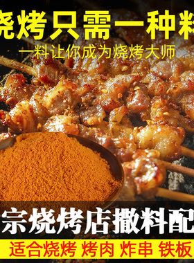 孜然粉烧烤调料调味料正宗淄博烤肉料撒料家用椒盐粉套装组合全套