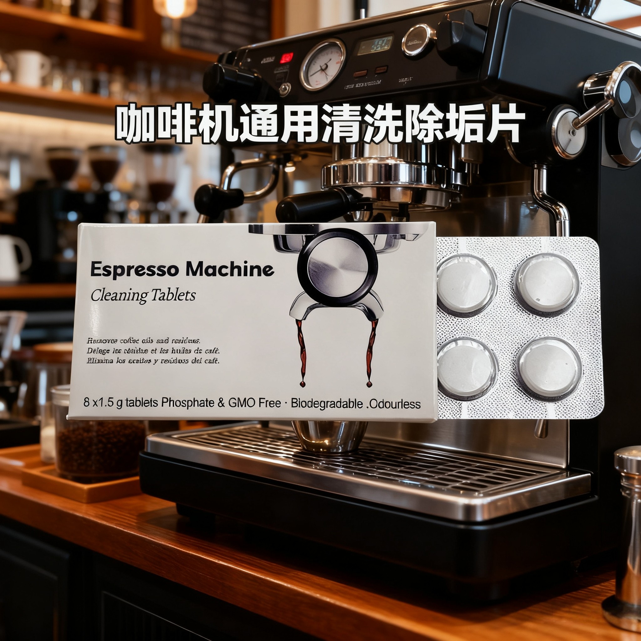 意式商用全自动咖啡机奶渍清洁剂除垢片剂泡腾片液粉去除各类污渍