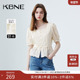 气质独特漂亮小衫 KBNE衬衫 蕾丝衬衣2025年夏装 新款 女法式 上衣爆款