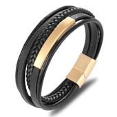 for leather genuine handmade brlet jewelry boys新款 men gift
