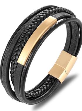 genuine leather brlet for men jewelry handmade gift boys新款