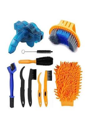 Bike Cleaning Kit Bicycle Chain Cleaner Scrubber Brushes0