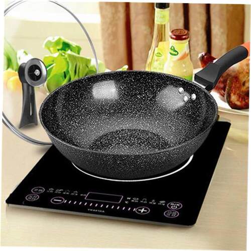 non-stick frying pan induction cooker cooking pot不粘平底锅