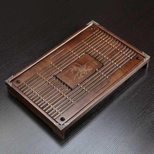 Wooden Tea Tray Kungfu Tea Set Drawer Tea Water Drainage新款