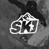 SKI滑雪运动主题汽车贴纸滑雪板装 饰电脑机箱电动摩托车反光车贴