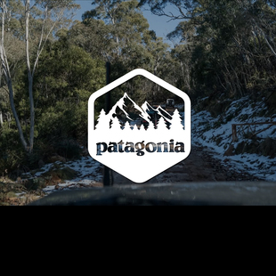 Patagonia山脉森林冒险汽车贴纸欧美旅行房车身装饰贴反光贴纸