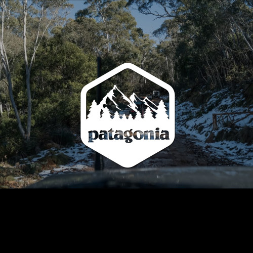山脉Patagonia森林冒险汽车贴纸